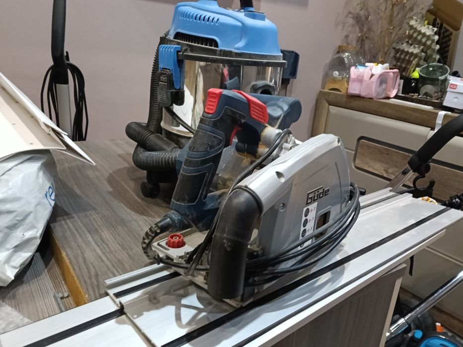 Циркуляр потапящ и прахосмукачка GUDE