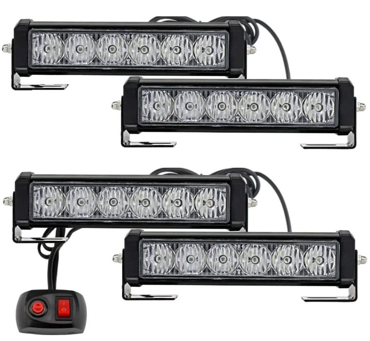 Migalka koʻk/koʻk 4 tali 6led 12/24v