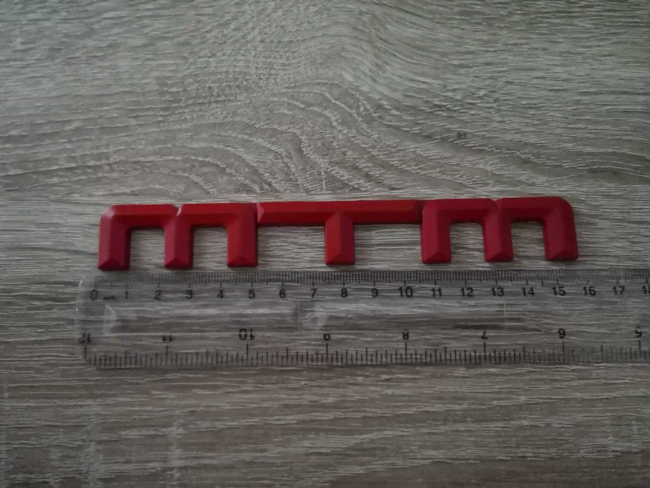 червени емблеми лога Ауди МТМ Audi MTM