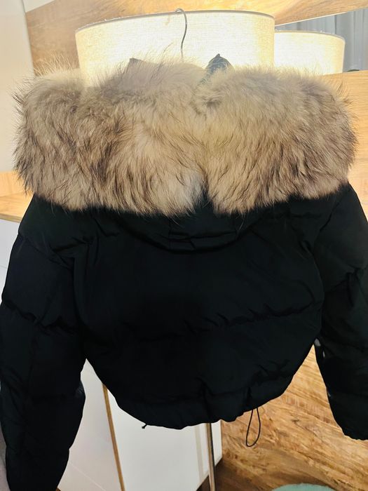 Дамско яке с естествен косъм