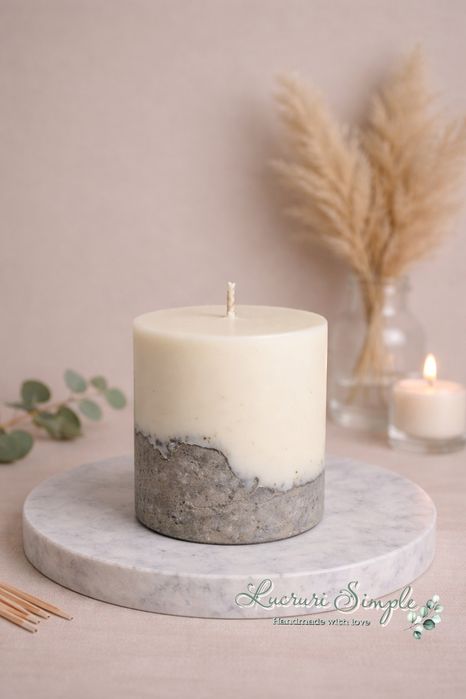 Lumânări decorative din ceară de soia – ideale pentru cadou