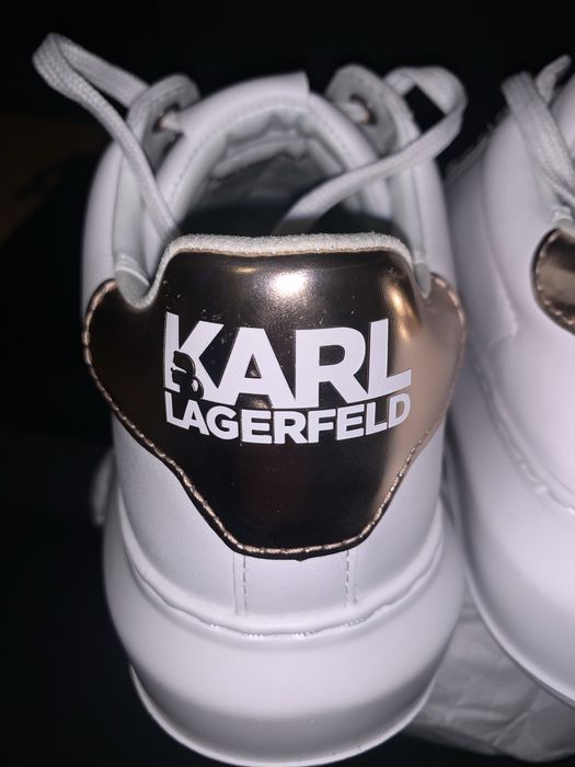 Sneakers Karl Lagerfeld White Lthr & W/Pink
