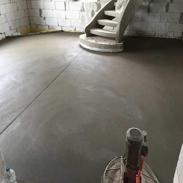 Стяжка пола, Полусухая стяжка пола под: ламинат, кафель.