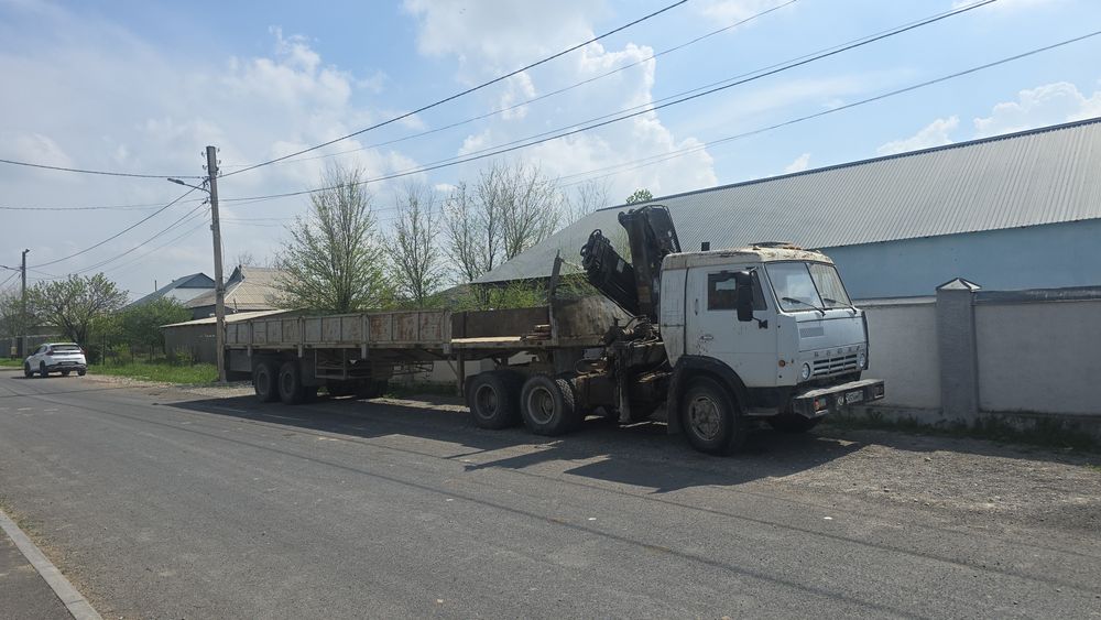 Камаз манипулятор шаланда