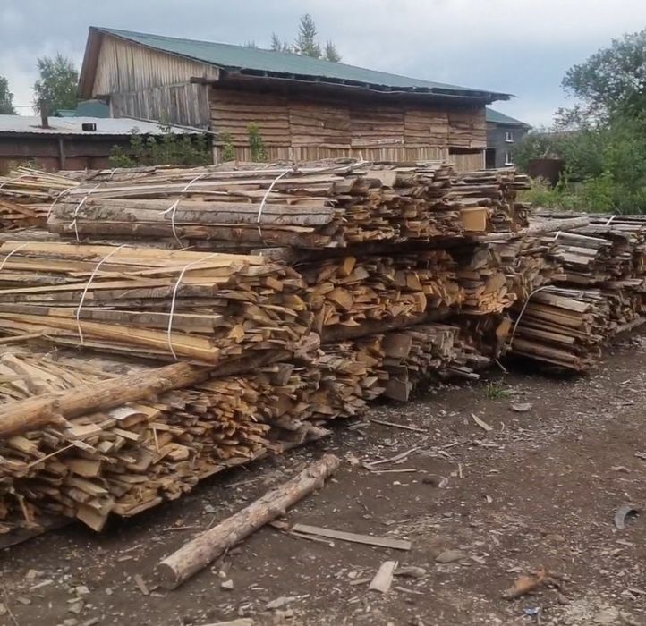 Дрова гарбыль со срезкой вперемешку