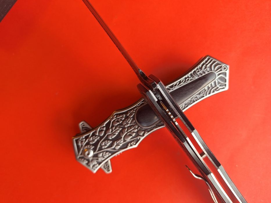 Руски сгъваем нож-тип кама (два цвята)