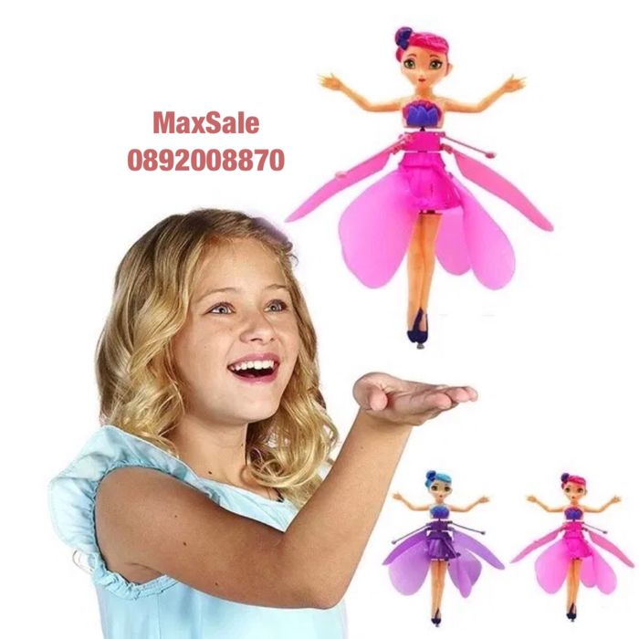 Летяща кукла фея дрон играчка Елза фрозен frozen принцеса