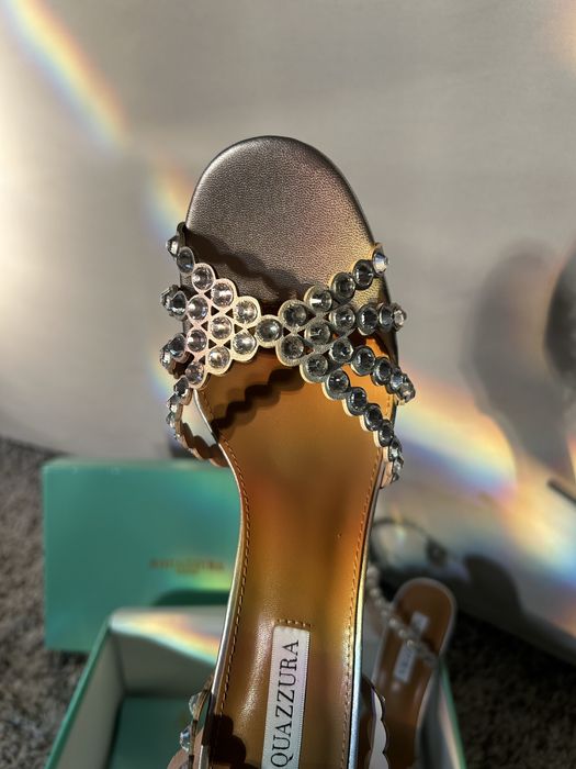 Sandale Aquazzura Tequilla piele naturala pe stoc