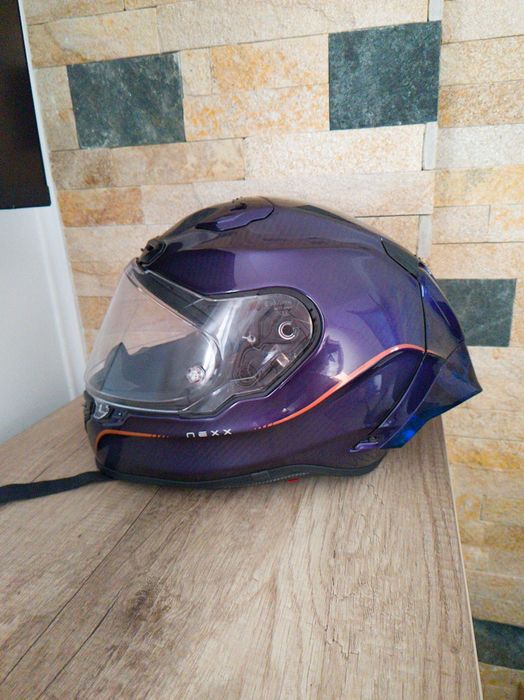 Casca moto nexx xr3x carbon purple