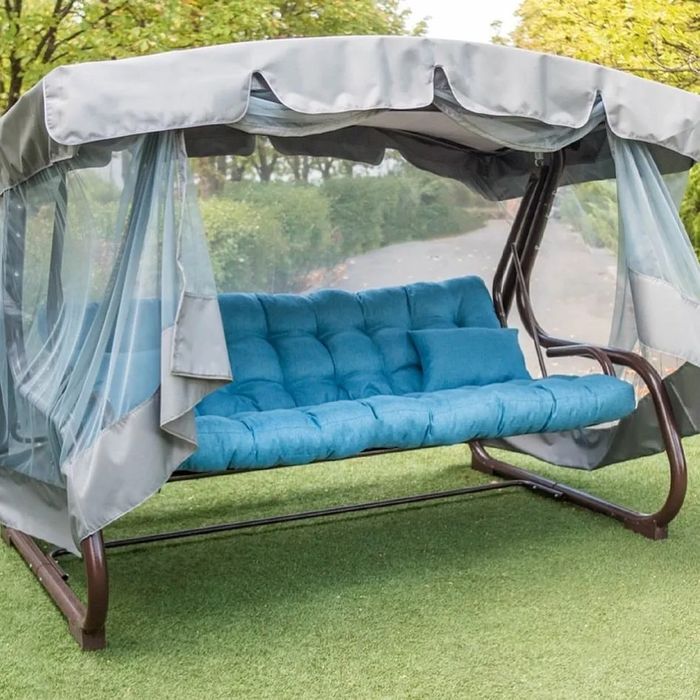 Садовые качели с москитной сеткой
