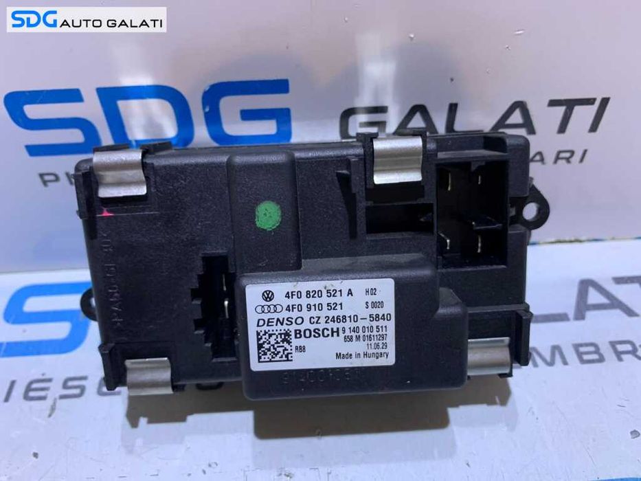 Releu Rezistenta Motoras Aeroterma Audi A6 C6 2005 - 2011 Cod 4F0820521A 4F0910521 9140010511 [L3460]