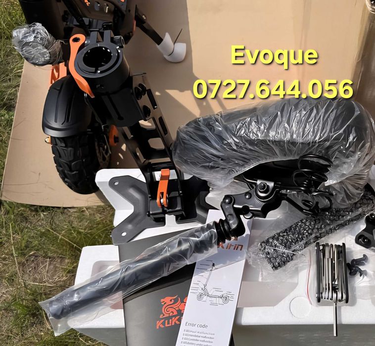 Trotineta electrica Kukirin G2 MAX sigilata 2026 1000 wati 21 AMPERI