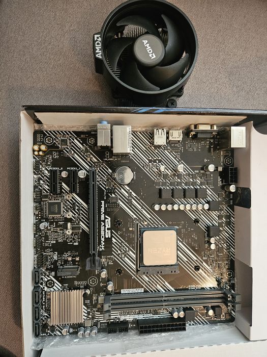 Ryzen 5 3600 + Asus Prime A520M-K+ Охладител