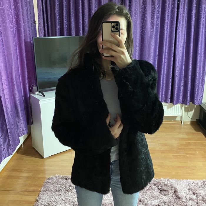 Haina de blana naturala de iepure