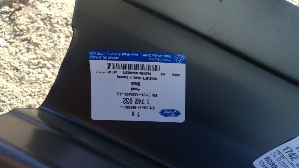 Aripa stânga spate fiesta mk7, aripa stânga spate Ford Focus mk3