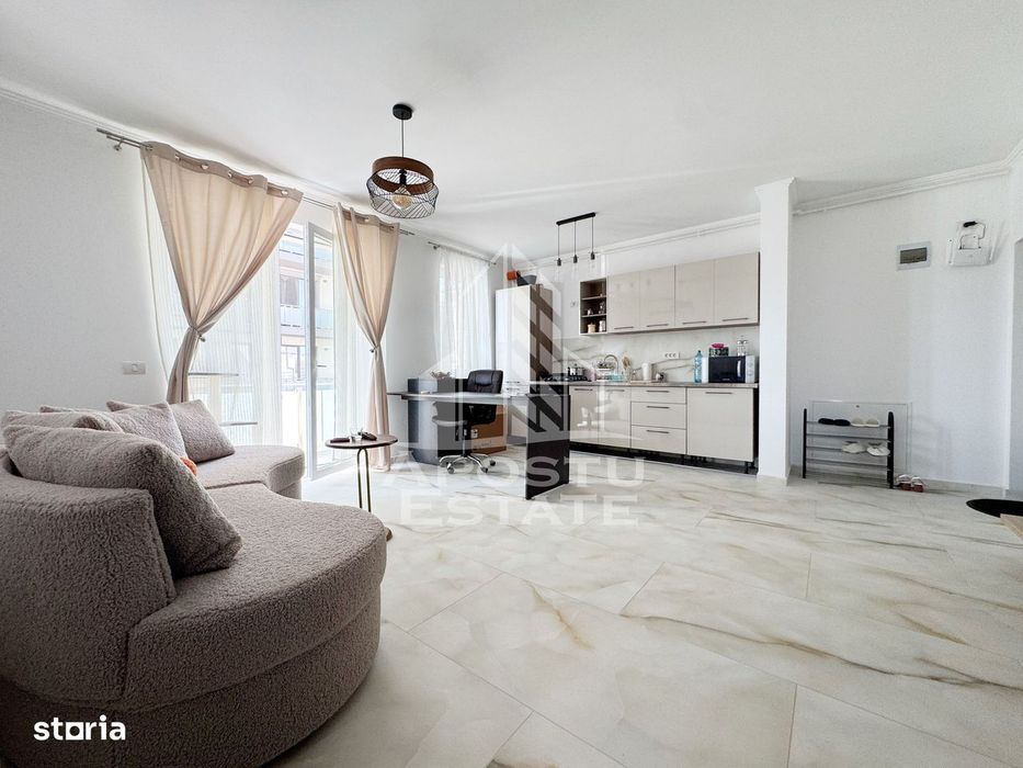 Apartament 2 camere de vanzare 48mp utili + 7mp terasa, Giroc — fotografia 3