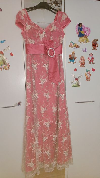 Rochie de seara -  mar.40, model lung, dantela