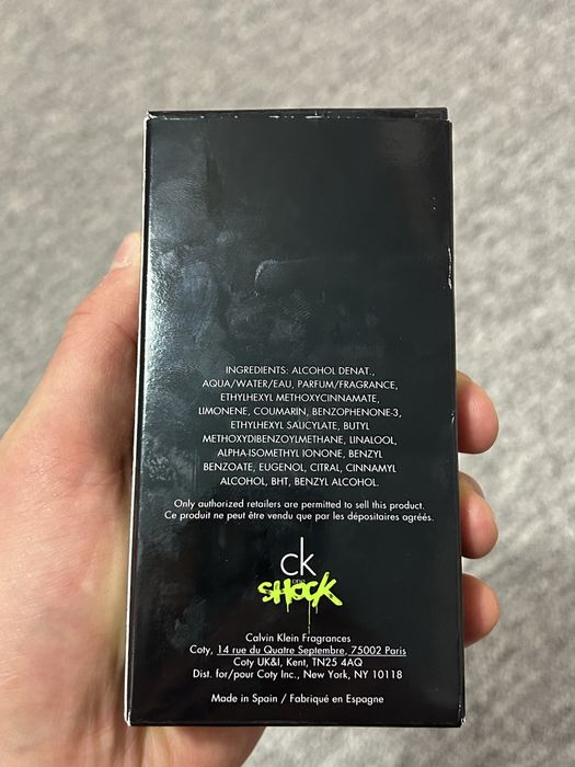 Мъжка тоалетна вода Calvin Klein One Shock