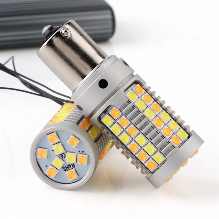 НОВО! DRL LED 1156 BA15S P21W BAU15S PY21w Т20 7740 ДРЛ мигач и дневни