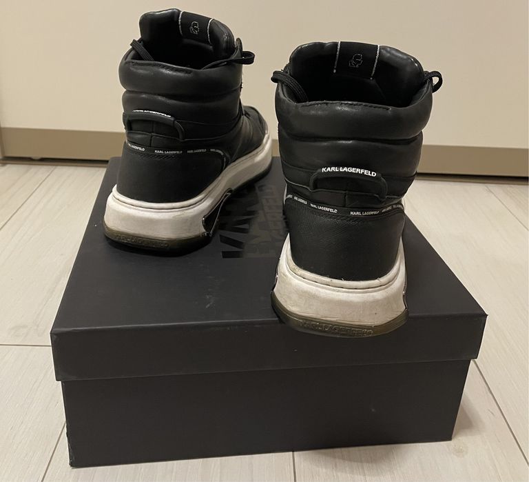 Ghete din piele Karl Lagerfeld marimea 43
