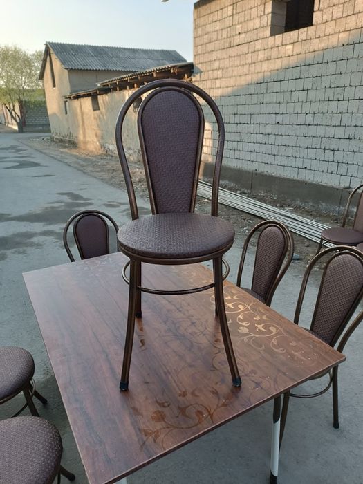 stol stul стол стул для кафе кухня терасса из метал темир стол стуллар