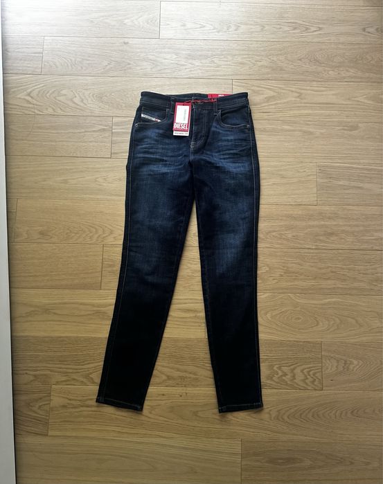 Diesel синие скини джинсы