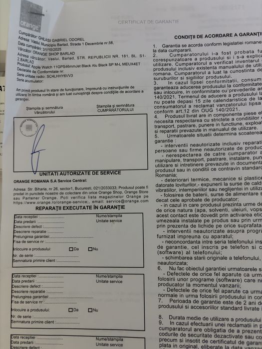 Apple watch 11 Jet Black 46 mm Impecabil !