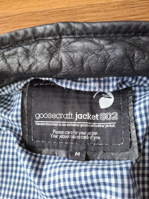 Goosecraft мъжко кожено яке S- M размер.