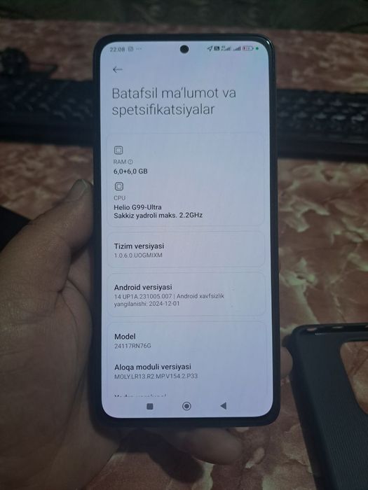 Redmi not 14 sotiladi
