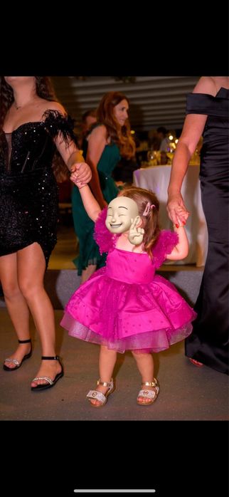 Rochite mama-fiica roz