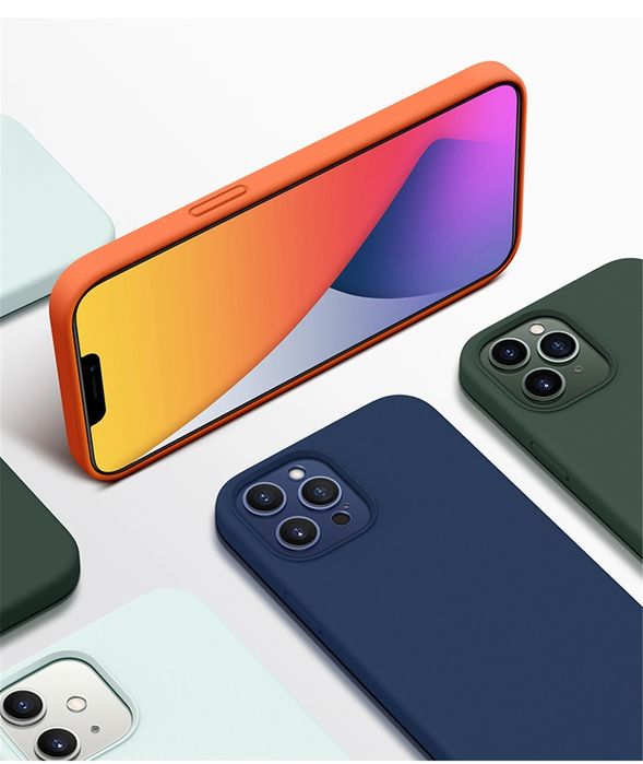 Матов Силиконов Кейс за Apple iPhone 14 Pro / 13 Mini /12 Pro Max Plus