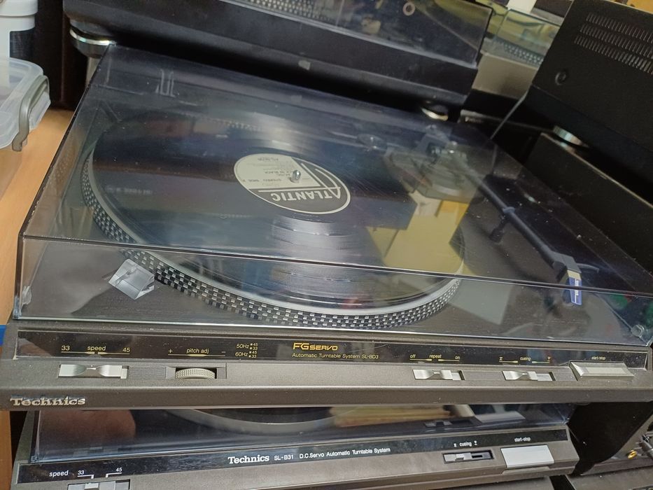 Technics sl bd3  pick-up automat doza cu ac noua Audiotechnica