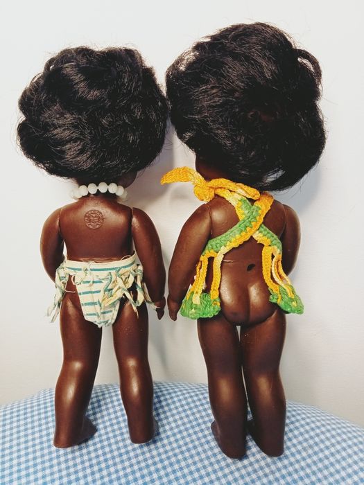 Păpușă Aradeanca Zumbi (negresa) ,vechi de colecție,Perioada Comunist