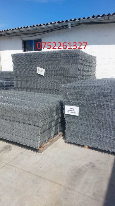 PLasa/ panou bordurat /TEAVA/ STALP 3.5-4.9MM/Zincat /Verde/Gri