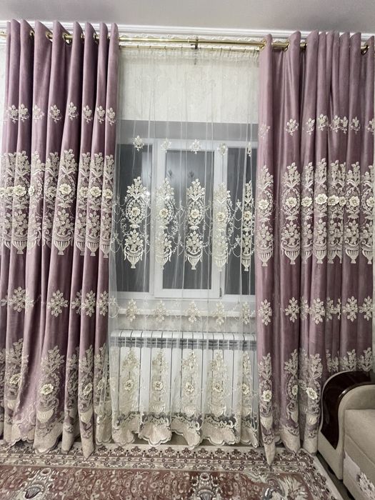 Шторы с тюльем