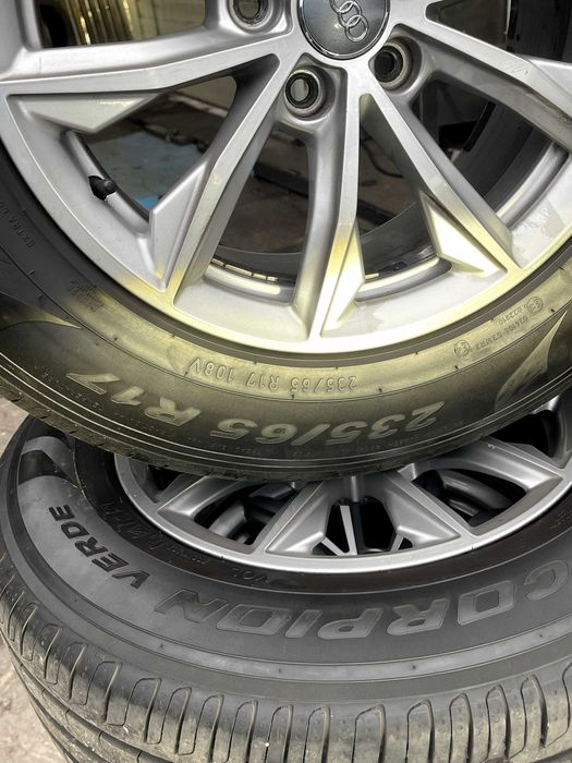 JANTE AUDI Q5 Originale+ANVELOPE PIRELLI/235-65-17.Profil 8MM /2025