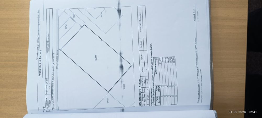 Vand teren intravilan  1622 mp cu toate comunicațiile apă, gaz, lumina