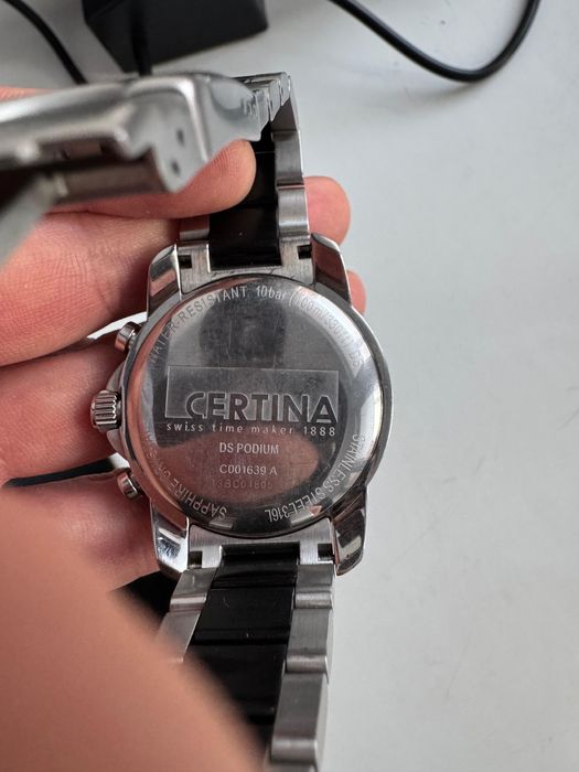 Часы certina оригинал DS Podium Chronograph GMT