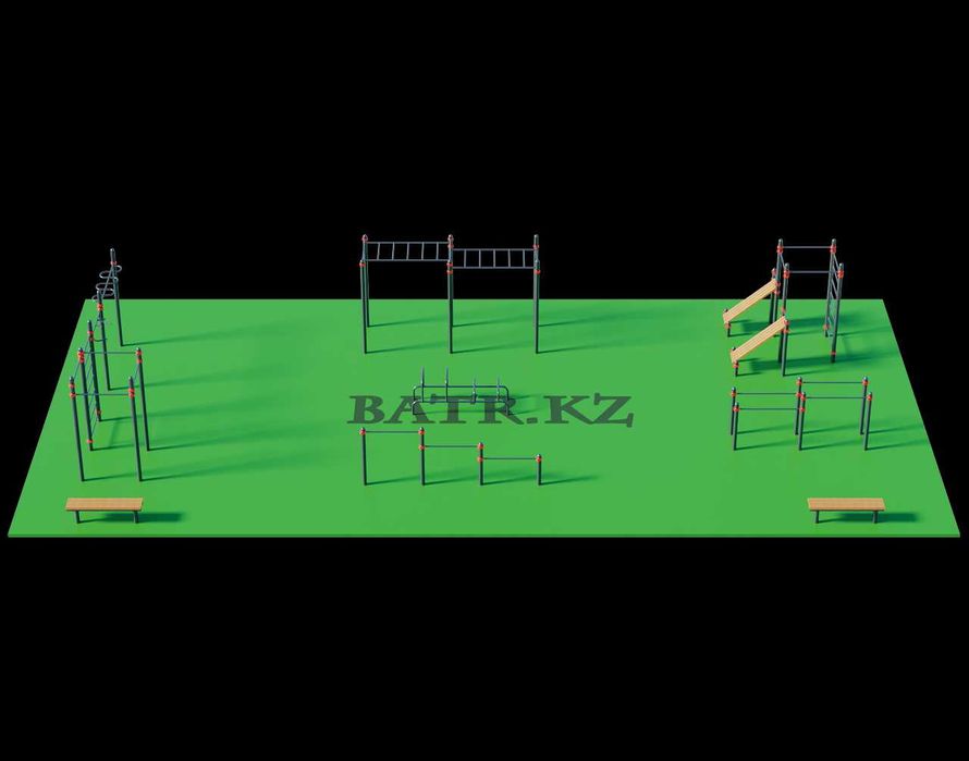 Воркаут BS-217 от завода BATR.KZ! Турник, Шведская стенка, Тренажеры!