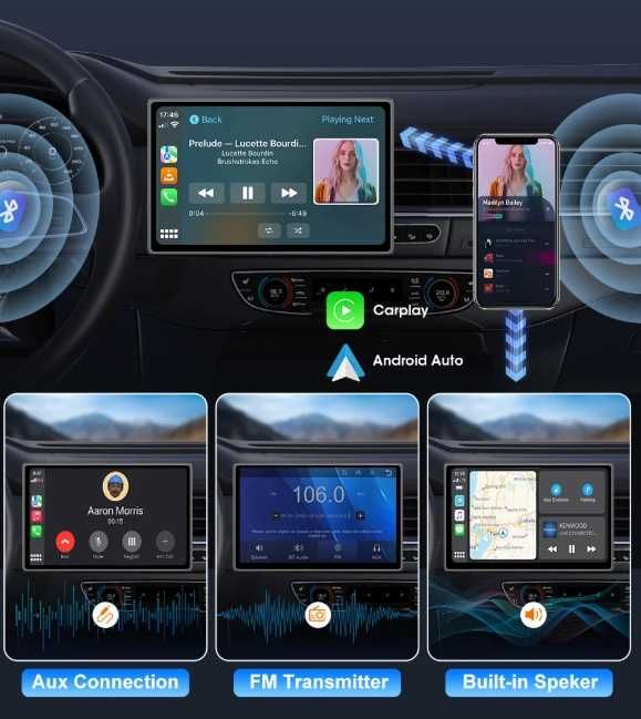 Универсална 8-инчова мултимедия Android с въртящ се екран