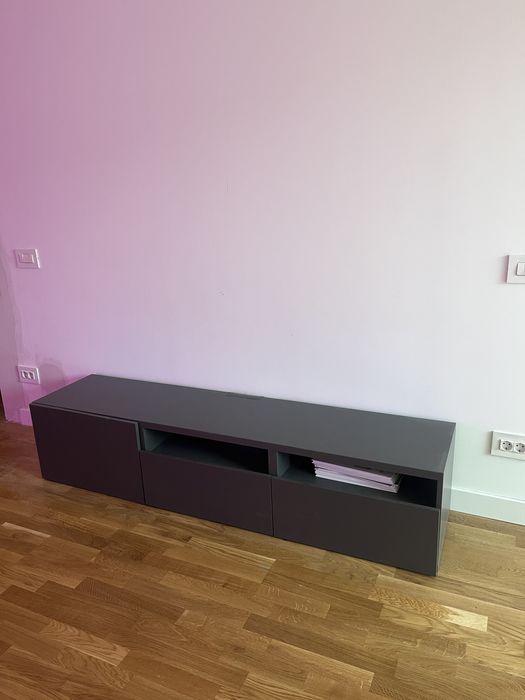 Comoda TV - 180 cm, gri inchis