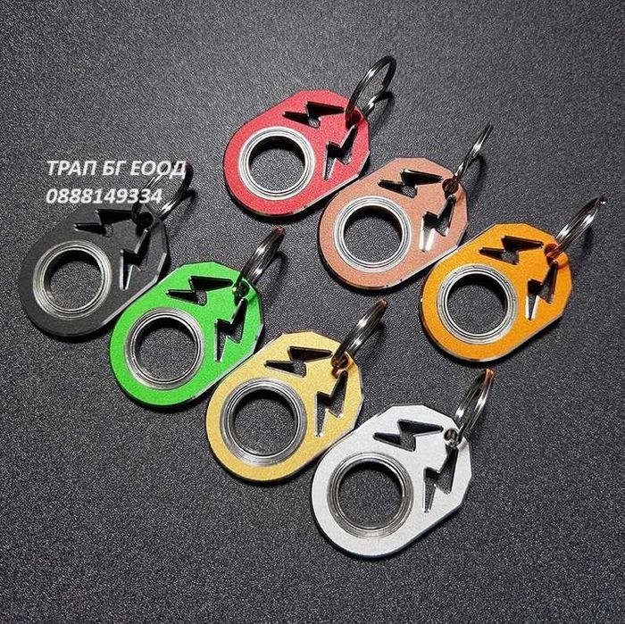 Метален или пластмасов Нинджа спинер светещ ключодържател ninja spiner