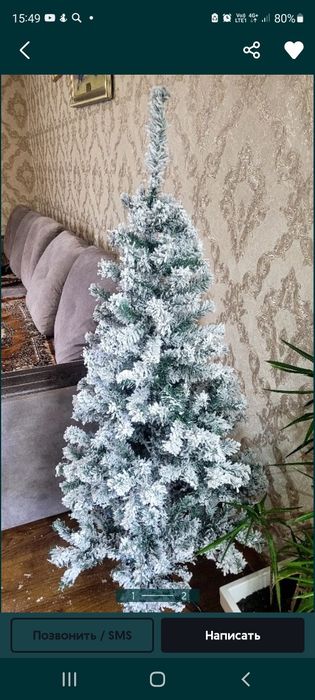 Продам заснеженную елку