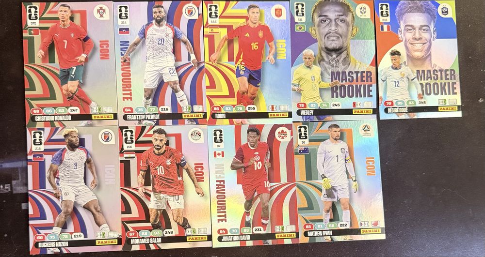 Оригинальные карточки Panini