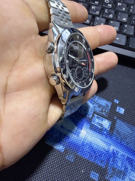 Casio Edifice EFA-115D-1A1 с хронографом