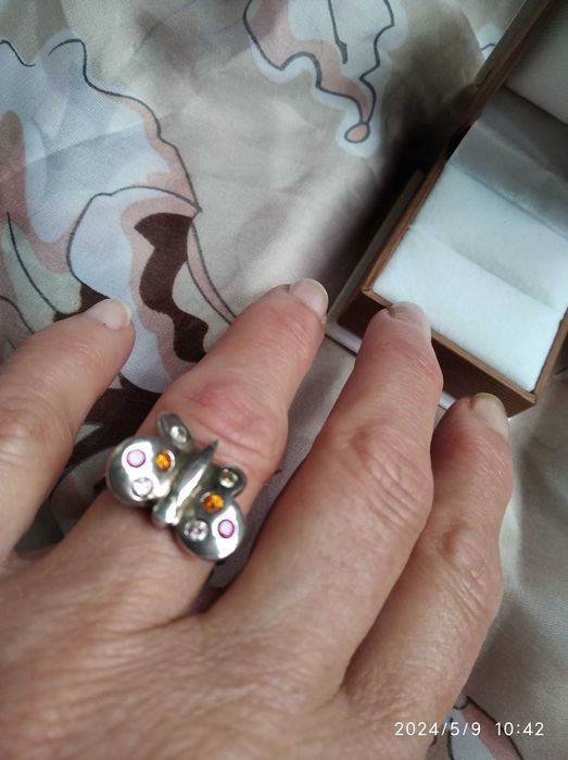 Fossil сребърни бижута, сребърен комплект Capri