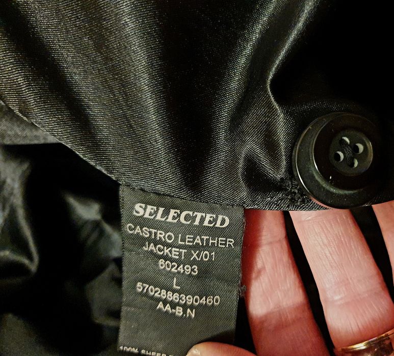 Sacou piele Selected Menswear
