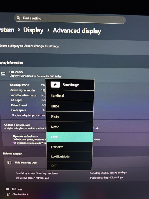 Monitor Philips, 75 hz, 1980x1080, OLED