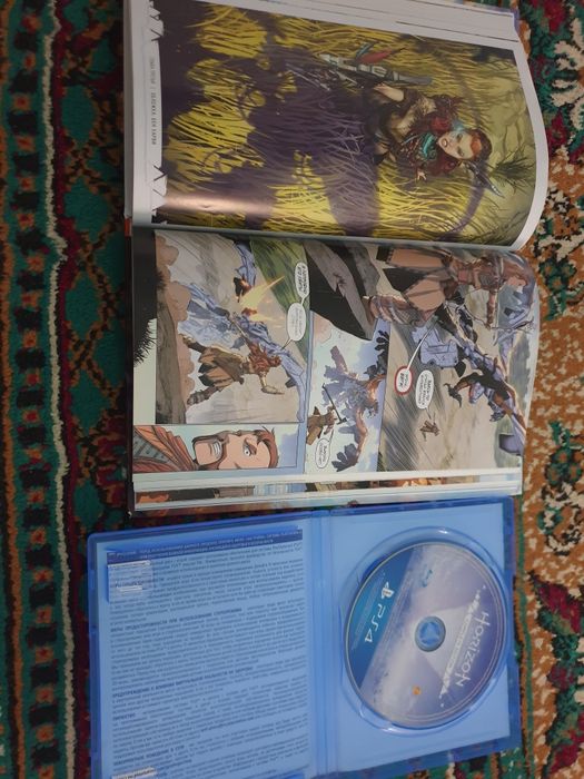 Книга роман + диск Horizon zero dawn