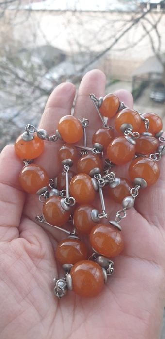 Бусы янтарь ссср винтаж. хороший подарок